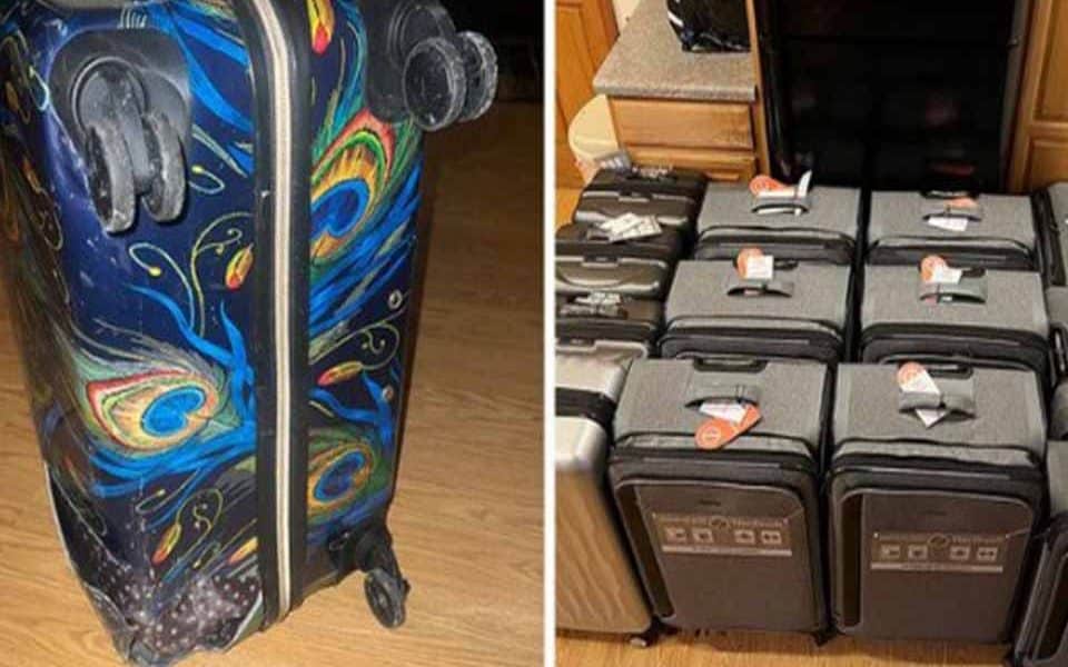 Florida woman unboxes 13 pieces of luggage after Delta Airlines damages her suitcase
