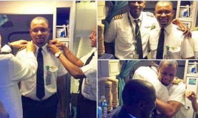 Airplane cleaner becomes pilot after 24 years of hard work