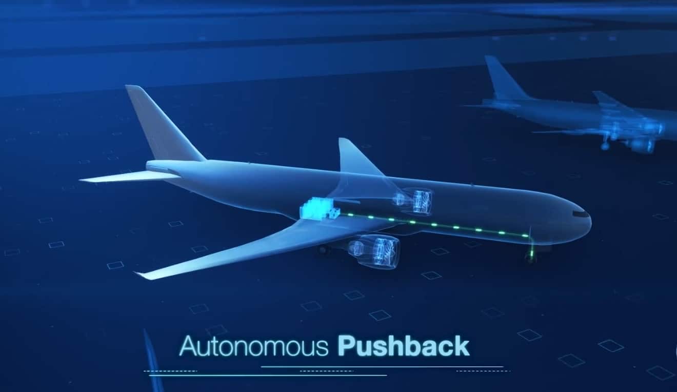 Airbus to Introduce autonomous pushback for Future Hybrid aircraft.