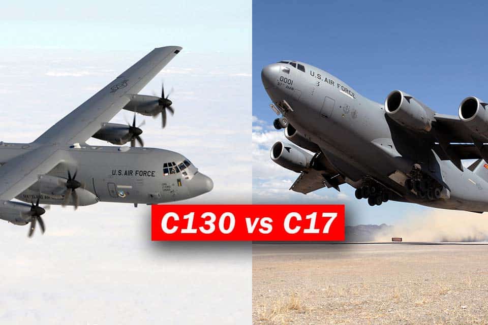 C-17 vs C-130 A Comparison of two Legends Military cargo planes.