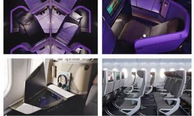 Etihad displayed its New Business Class seats on a brand-new Boeing 787 Dreamliner.