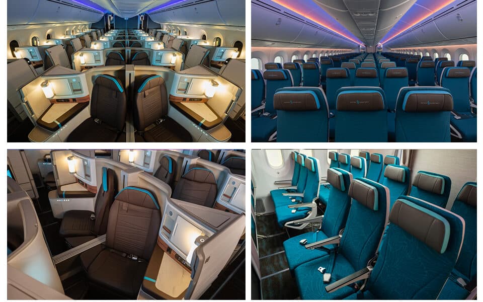 Hawaiian Airlines Unveils Boeing 787 Dreamliner Cabin Design