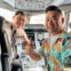 An airline founder is facing a fine after letting an influencer into cockpit