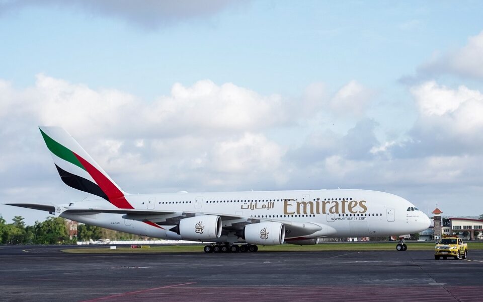 Emirates A380 makes grand entrance in Indonesia