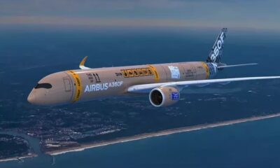 Airbus Unveils the Final A350F Livery Design at the Paris Air Show.