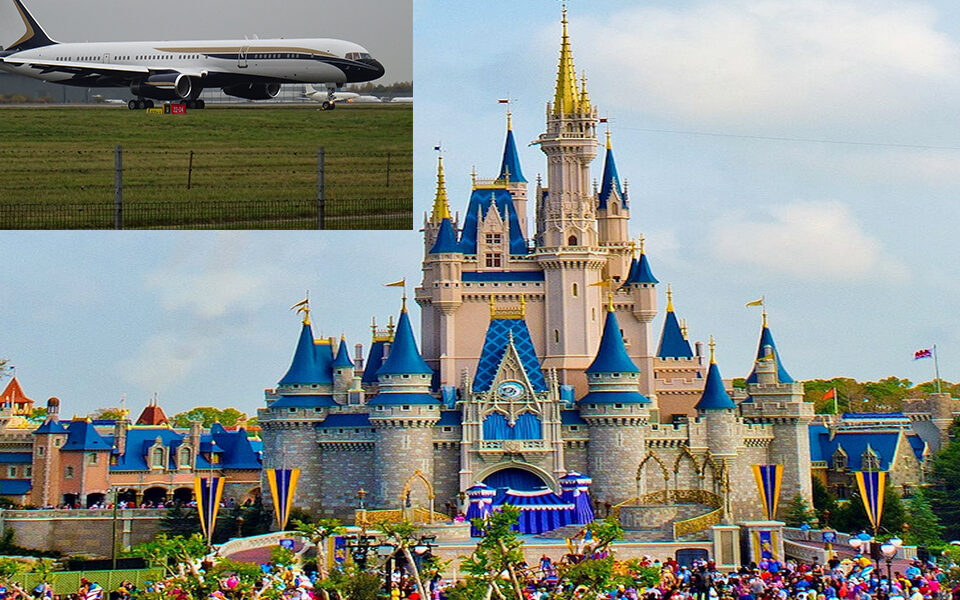 Disney offers tours in a Boeing 757 private jet covering 12 theme parks