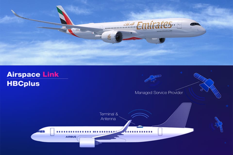 "The Future of Inflight Connectivity: Emirates Embraces Airbus' HBCplus Solution"