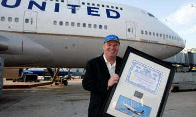 Meet the man who has flown 23 million miles with lifetime United pass to more than 100 countries