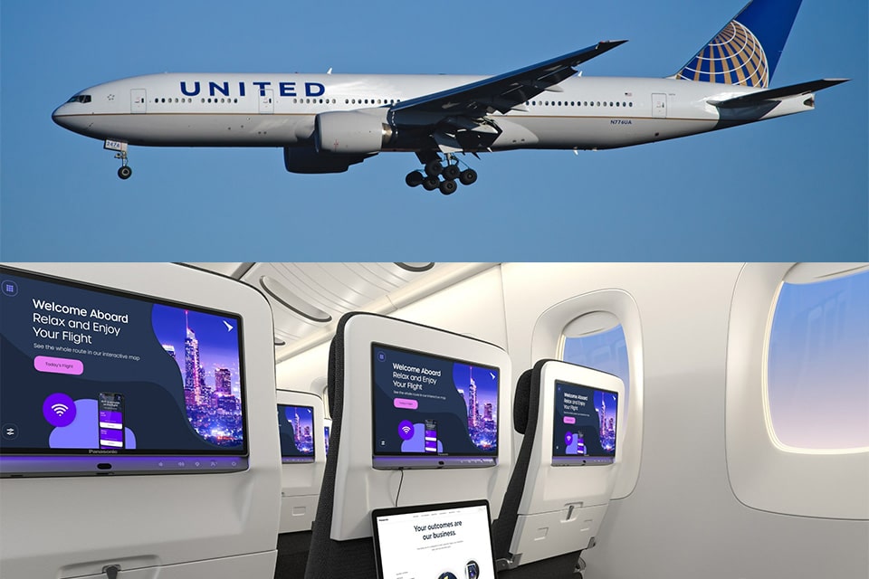 United Airlines Picks Panasonic Astrova IFE For Boeing 787 & A321XLR