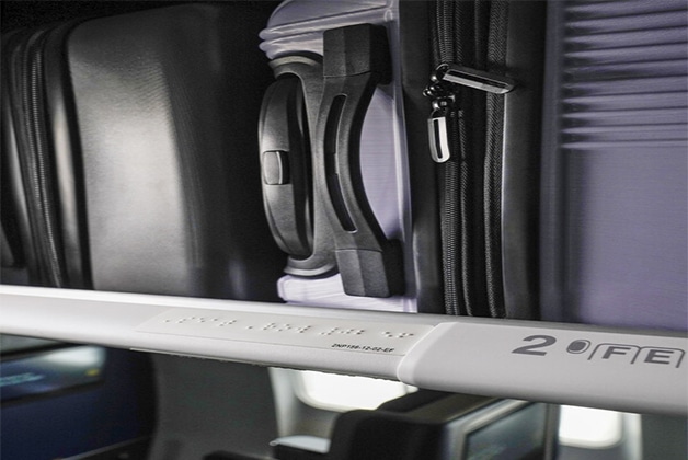 United Becomes First U.S. Airline to Add Braille to Cabin Interiors