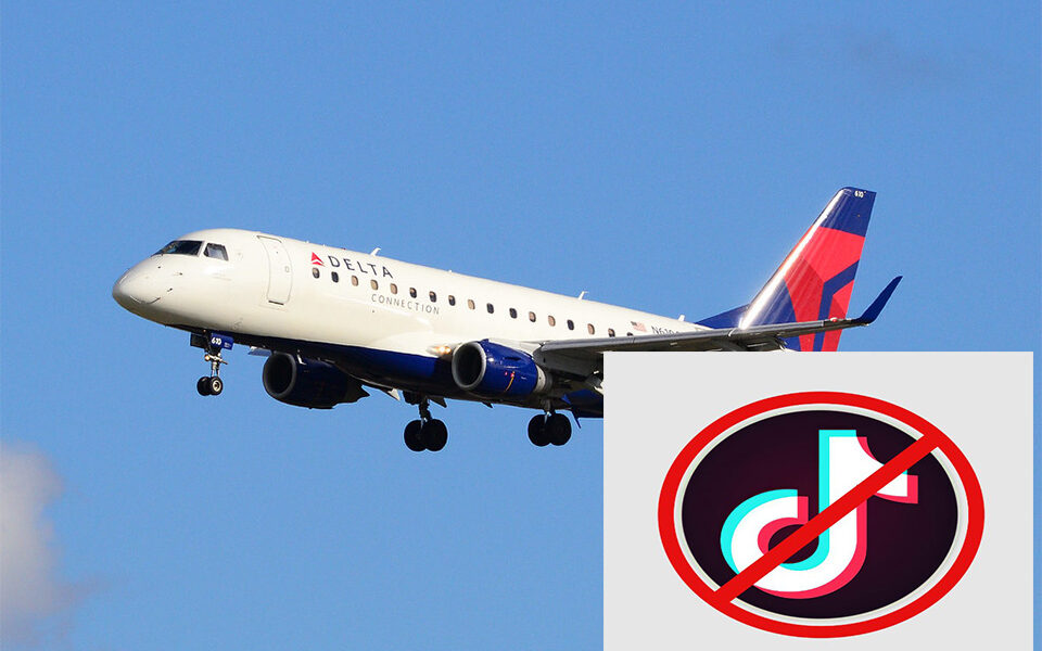 Airlines Implementing TikTok Ban on Employee Devices.