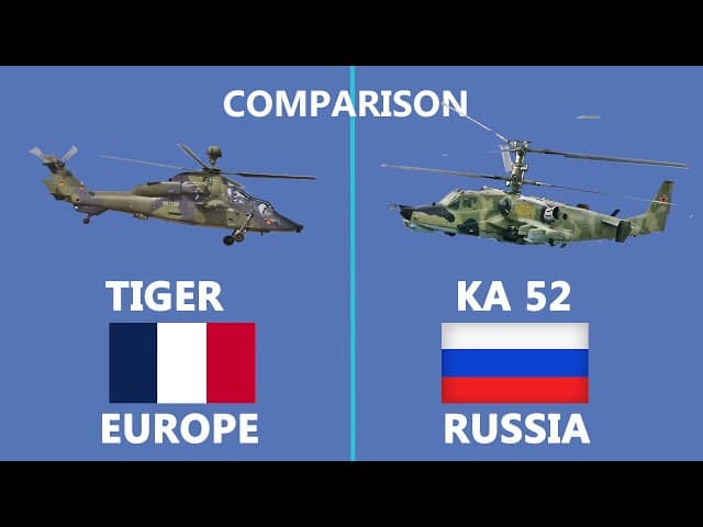 Comparison between Eurocopter Tiger and Russia Ka-52