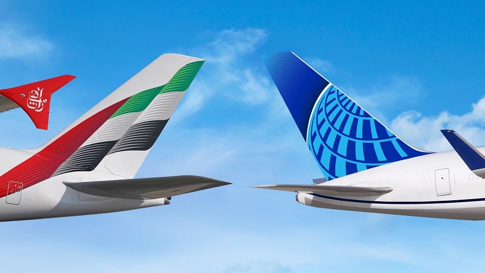 Emirates and United Expand Codeshare Partnership to Include Flights to and from Mexico