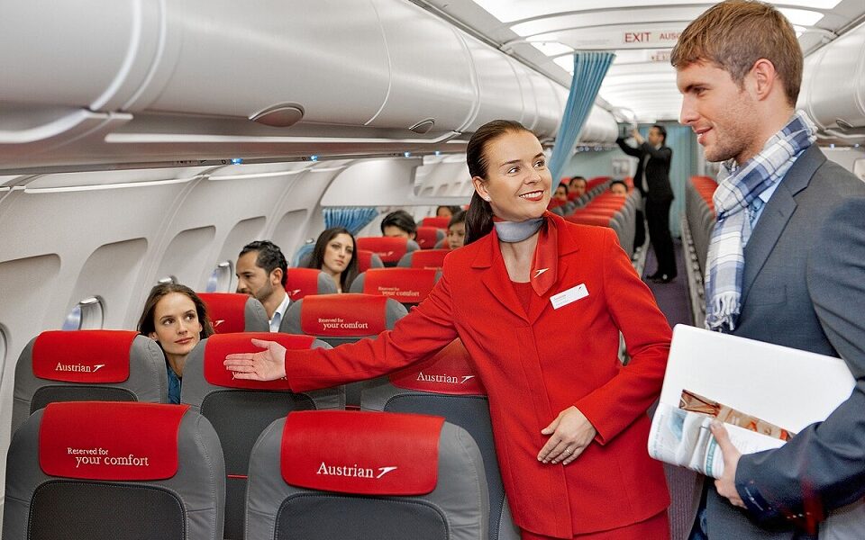 Pre-ordering meals on shorter flights is now available with Austrian Airlines.