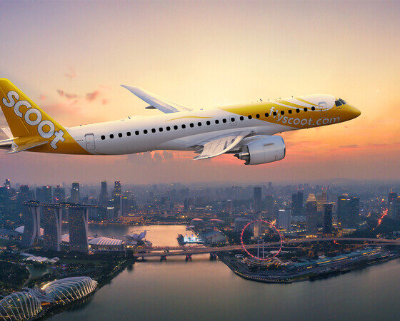 Embraer and Scoot Sign Pool Program Agreement for its E190-E2 fleet