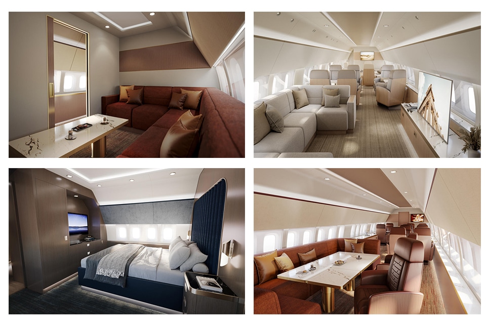 Boeing Business Jets Unveils Premium Cabin Selections for VIP Jets