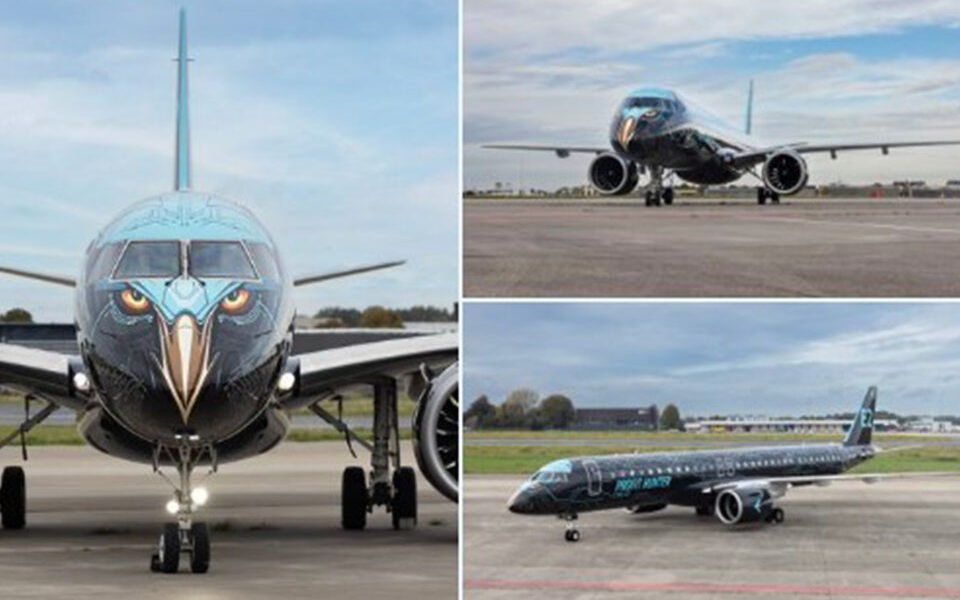 Embraer Reveals New Eagle-themed Livery for E195-E2 Profit Hunter