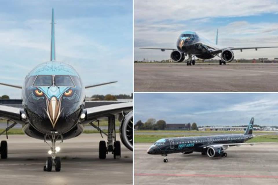 Embraer Reveals New Eagle-themed Livery for E195-E2 Profit Hunter