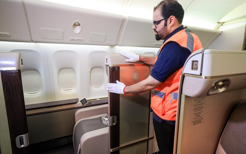 Saudi Upgrades its first B777 aircraft first class here is the glimpse