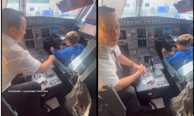 In the Pilot's Seat: Little Aviator's Dream Come True in the Cockpit