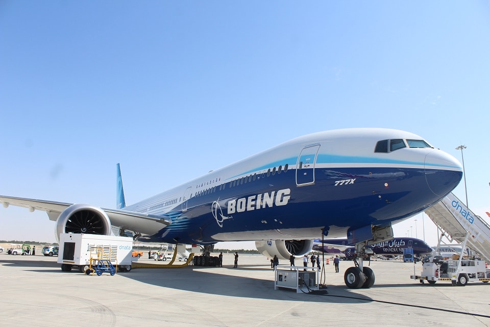 Boeing 777X will not be displayed at the Singapore Airshow 2024