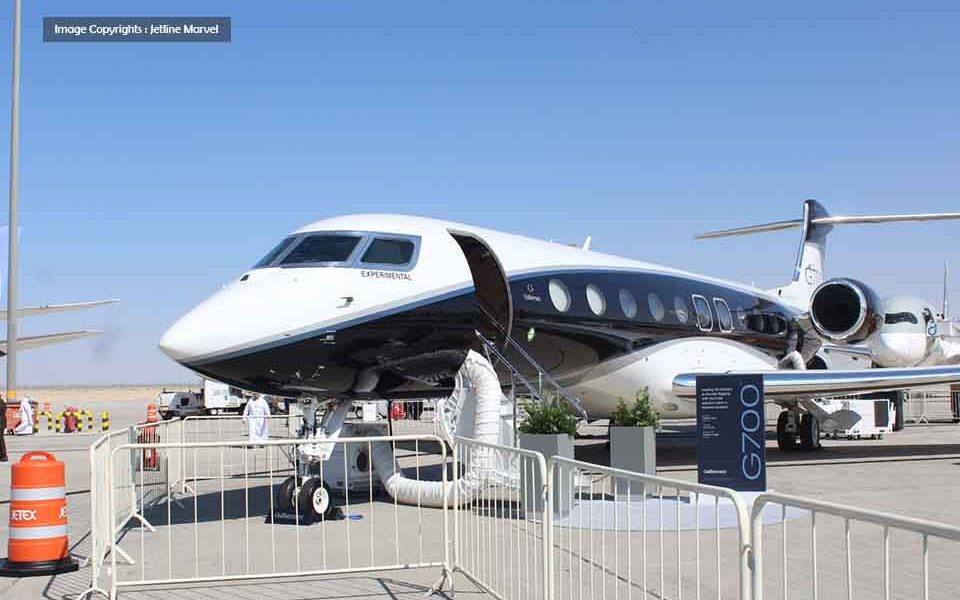 Gulfstream 650 ER in pictures at Singapore Airshow.