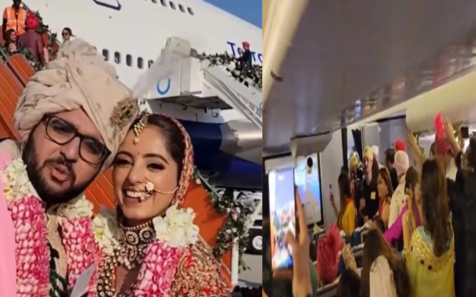Exclusive: Boeing 747 Private Jet Hosts Lavish In-Flight Indian Wedding