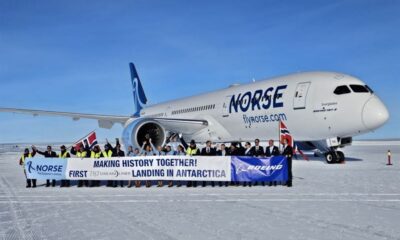 The First 787 Dreamliner Lands in Antarctica with Norse Atlantic Airways