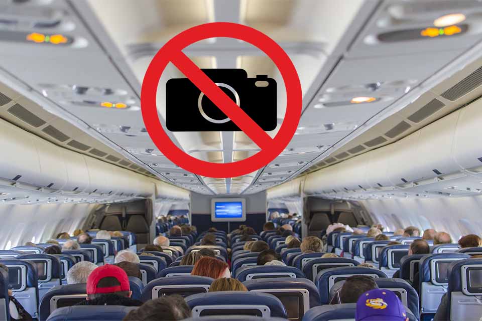 These are the airlines Prohibiting In-Flight Filming and Photography