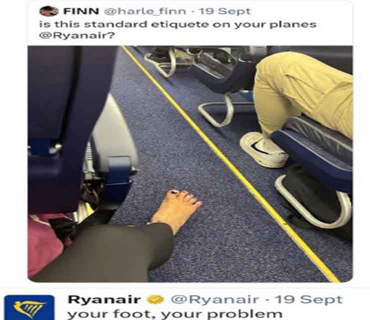 Ryanair's Social Media Savvy: A Savage Response to passenger