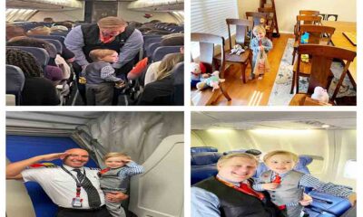 Meet Nolan, the future mini Flight Attendant of Southwest Airlines