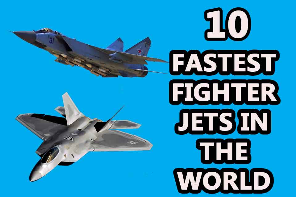 These are the top 10 fastest jets in the world 2024