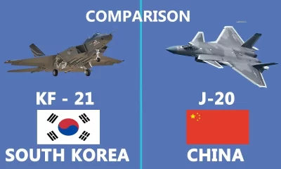 Comparison between KF-21 Boramae and J-20 Fighter