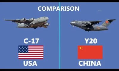 Comparison between Boeing C-17 Globemaster and the China Y-20 Kunpeng