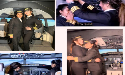 Air India Capt Zoya agarwal helps slum girl to become pilot