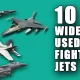 Unveiling the Top 10 Most Widely Operated Fighter Jets in 2024