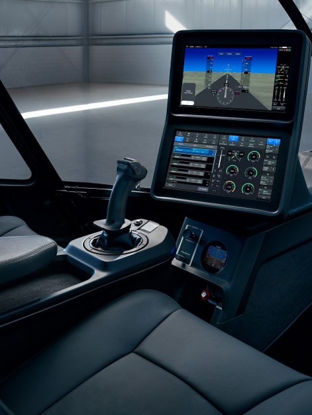 World’s first Helicopter with single Control Stick & just 2 screen