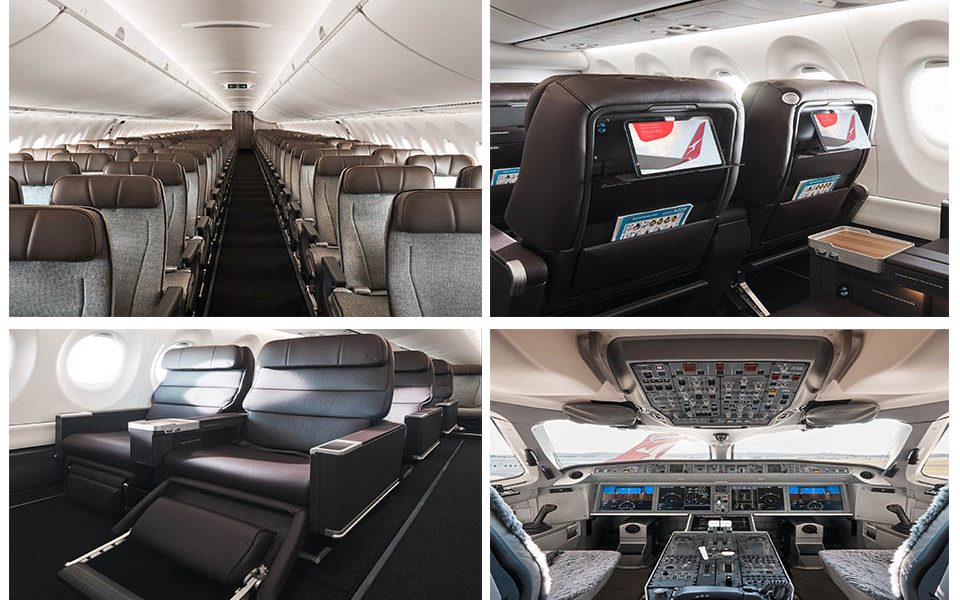 Take a glimpse inside the new Qantas Airbus A220 cabins' interior