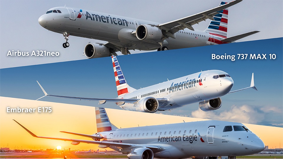American Airlines places largest orders for Airbus, Boeing and Embraer aircraft