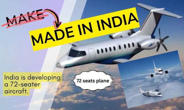 India is currently in the process of developing its own 72-seater aircraft.