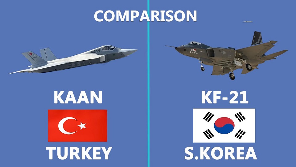 Comparison between the KF-21 Boramae and TFX Kaan