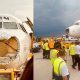 Severe Hailstorm Damages Nose and Cockpit Windows of Austrian Airlines Flight