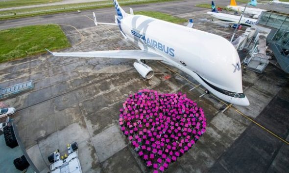 Airbus Welcomes Sixth and Final BelugaXL to Complete Fleet