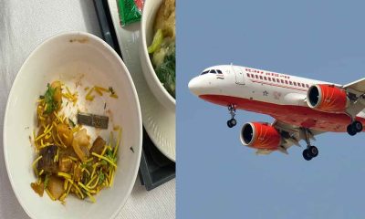 Air India Passenger Discovers Metal Blade in his meal