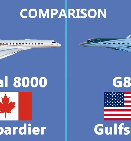 Bombardier 8000 vs Gulfstream G800 comparison Which is Better?