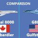 Bombardier 8000 vs Gulfstream G800 comparison Which is Better?