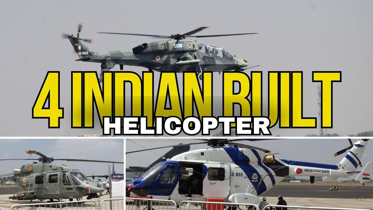 Meet Four Indian-Built Helicopters Serving Various Roles in the Defense Sector