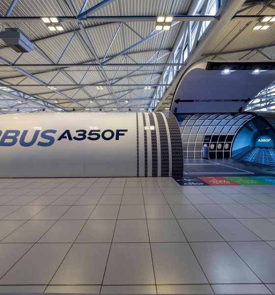 Airbus Presents Mock-Up display of A350F Freighter