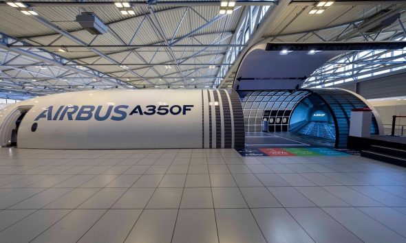 Airbus Presents Mock-Up display of A350F Freighter