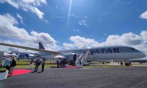 Sneak Peek Inside the Qatar Airways' Qsuite Next Gen at Farnborough Airshow